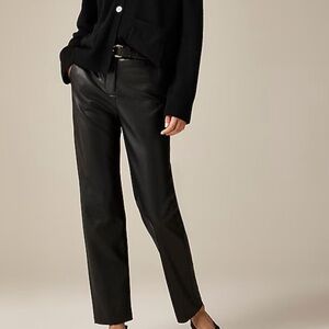 J Crew Kate Faux Leather Panrs